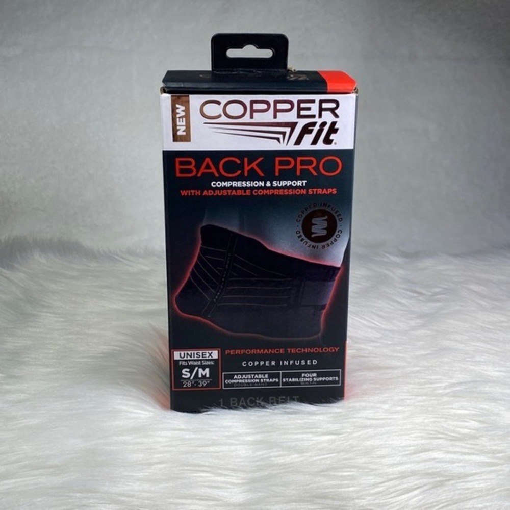 Copper Fit • Back Pro Compression & Support | Copper Infused Back Belt